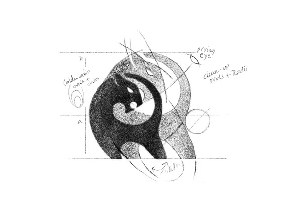 Rough Logo Design Sketch symbol designer brandmark identity animal gol.jpg