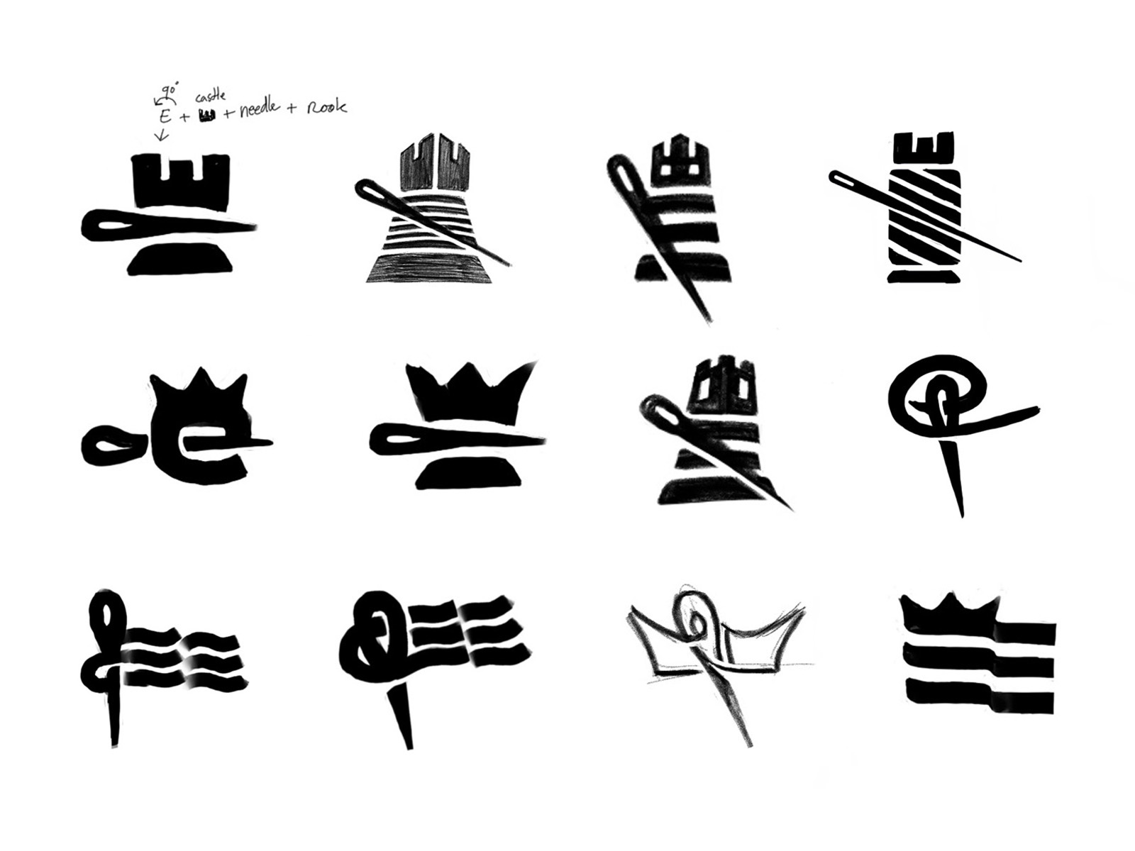 Sketches empire needle and thread process sketches symbol custom logo.jpg