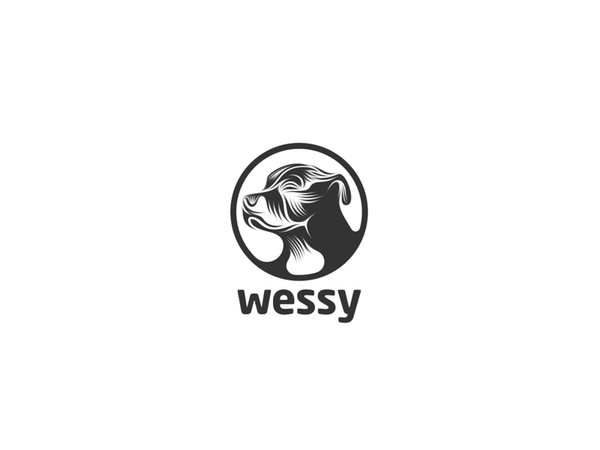Wessys Logo Design brandmark logotype animal identity brand logo dog.png