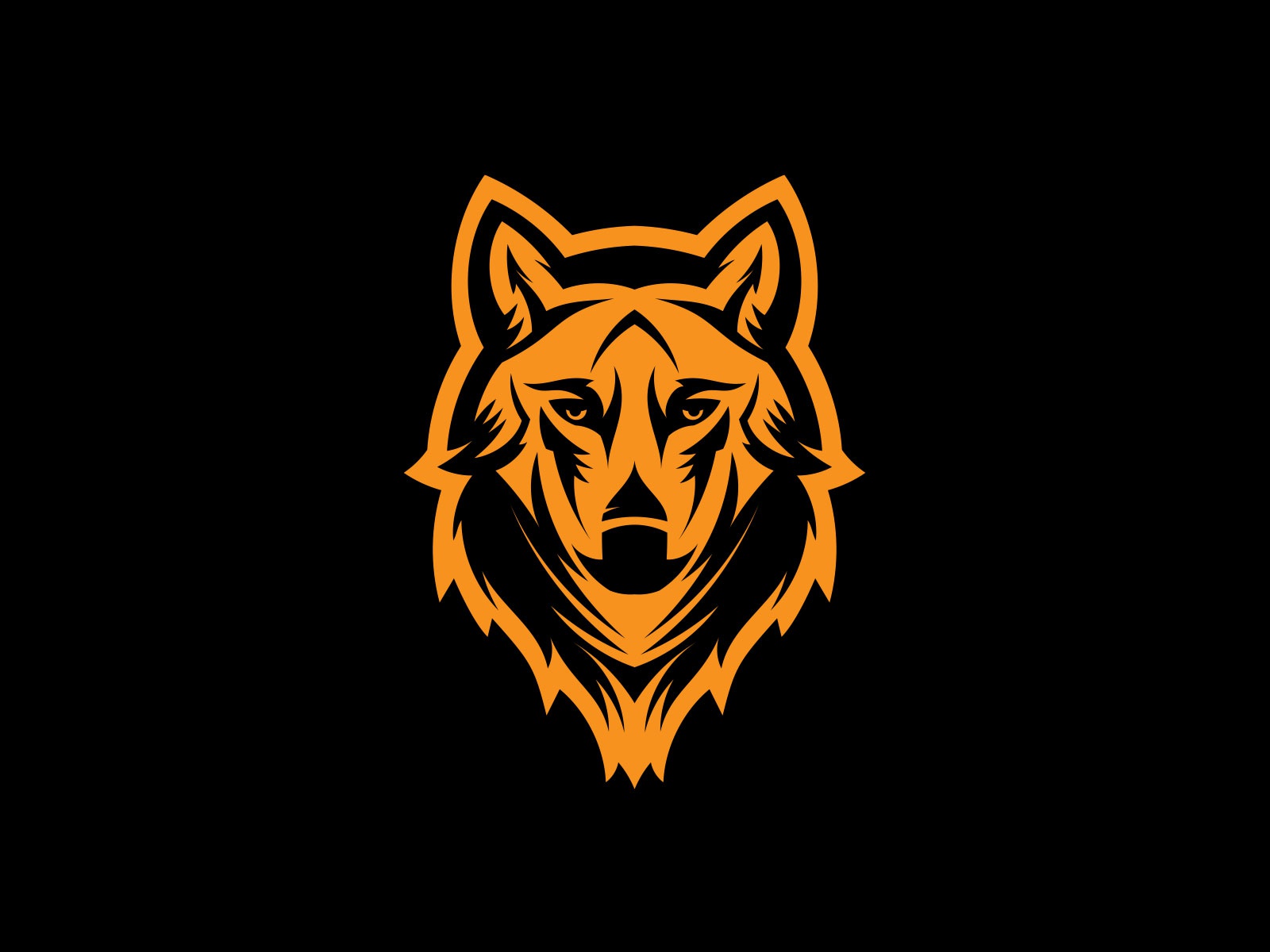 Wolf animal illustration wolf animal logo animal custom logo design sy.jpg
