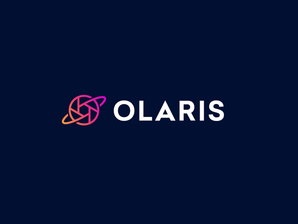 Olaris astro space gradient video shutter planet symbol mark logo.png