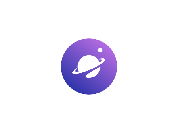 Planet Logo brand icon symbol mark orbit space planet astro.png