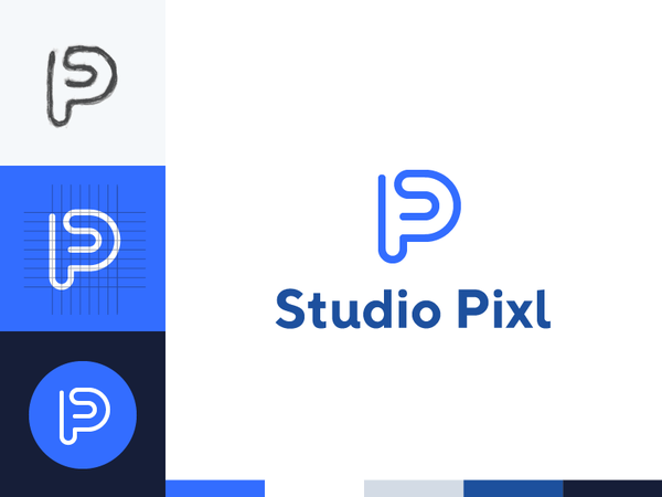 Studio Pixl – Logo pixel s p combination letters letter typography typ.png