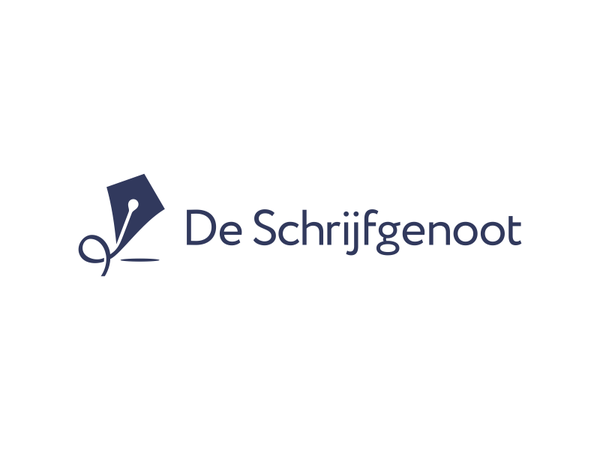 De Schrijfgenoot Logo Design clouds fly kite publishing sky branding b.png