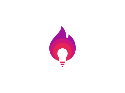 Fire Bulb Logo Design stationery staitonery stationary logodesing stat.png