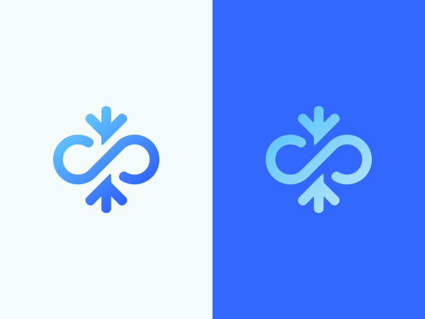 Infinity + Snowflake Logo Design refrigeration winter cold snowflake i.png