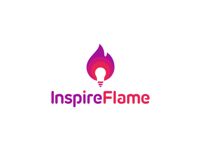 Inspire Flame Logo Design creative fire inspire inspiration idea flame.png