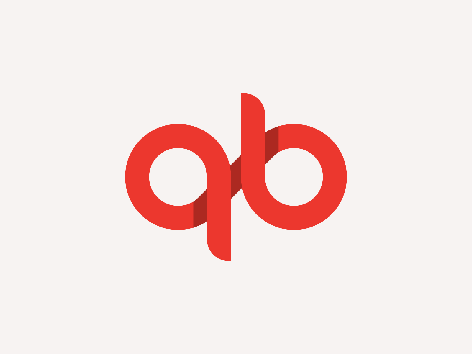 Q + B Logo Design t h e q u i c k b r o w n f o x j u m p e d o v e r.png