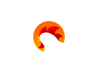 Rooster Logo Design negative space rooster branding brand design ident.png