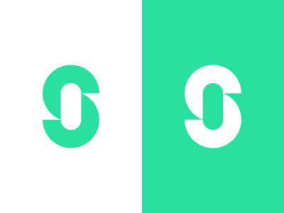 S + Pill Logo Design negative space s pharmaceutical medical medicine.png
