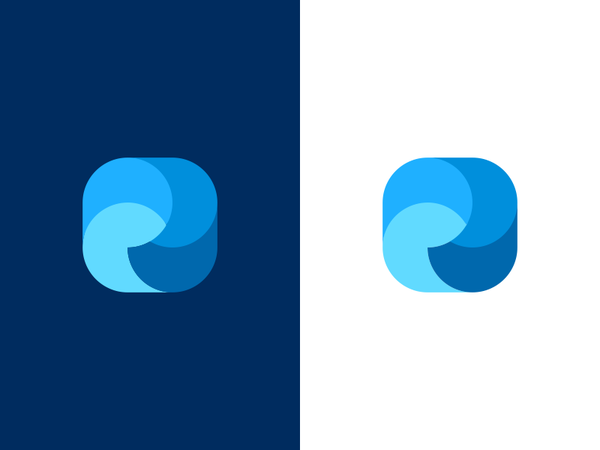Wave App Logo Design  Icon blue water sea ocean wave branding brand de.png