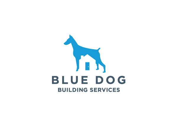 Blue Dog Building Services logo logotype identity branding sean heisle.png