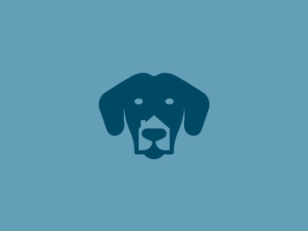 Blue Dog Properties 3 logo identity simple modern minimal dog real est.jpg