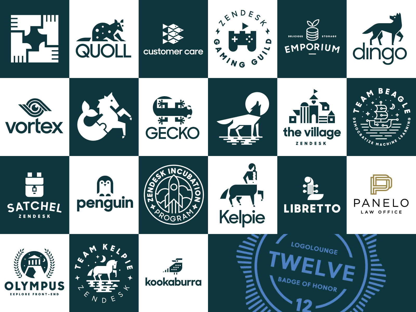 LogoLounge Book 12 zendesk animal simple modern logolounge identity lo.png