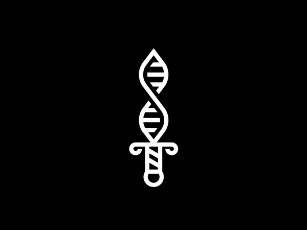 Owkin cancer medical molecular dna sword simple minimal modern identit.png