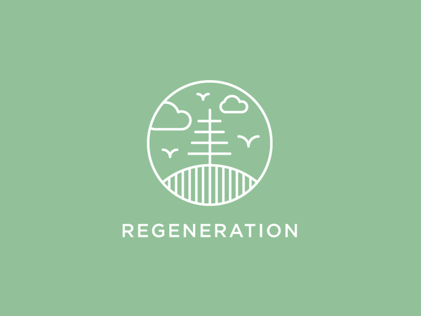 Regeneration logo. logotype identity branding icon nature outdoors tre.png