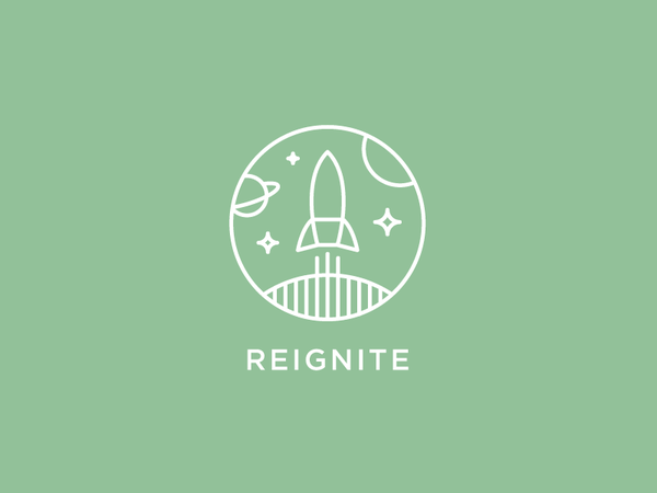 Reignite logo. logotype identity branding icon sean heisler rocket re.png