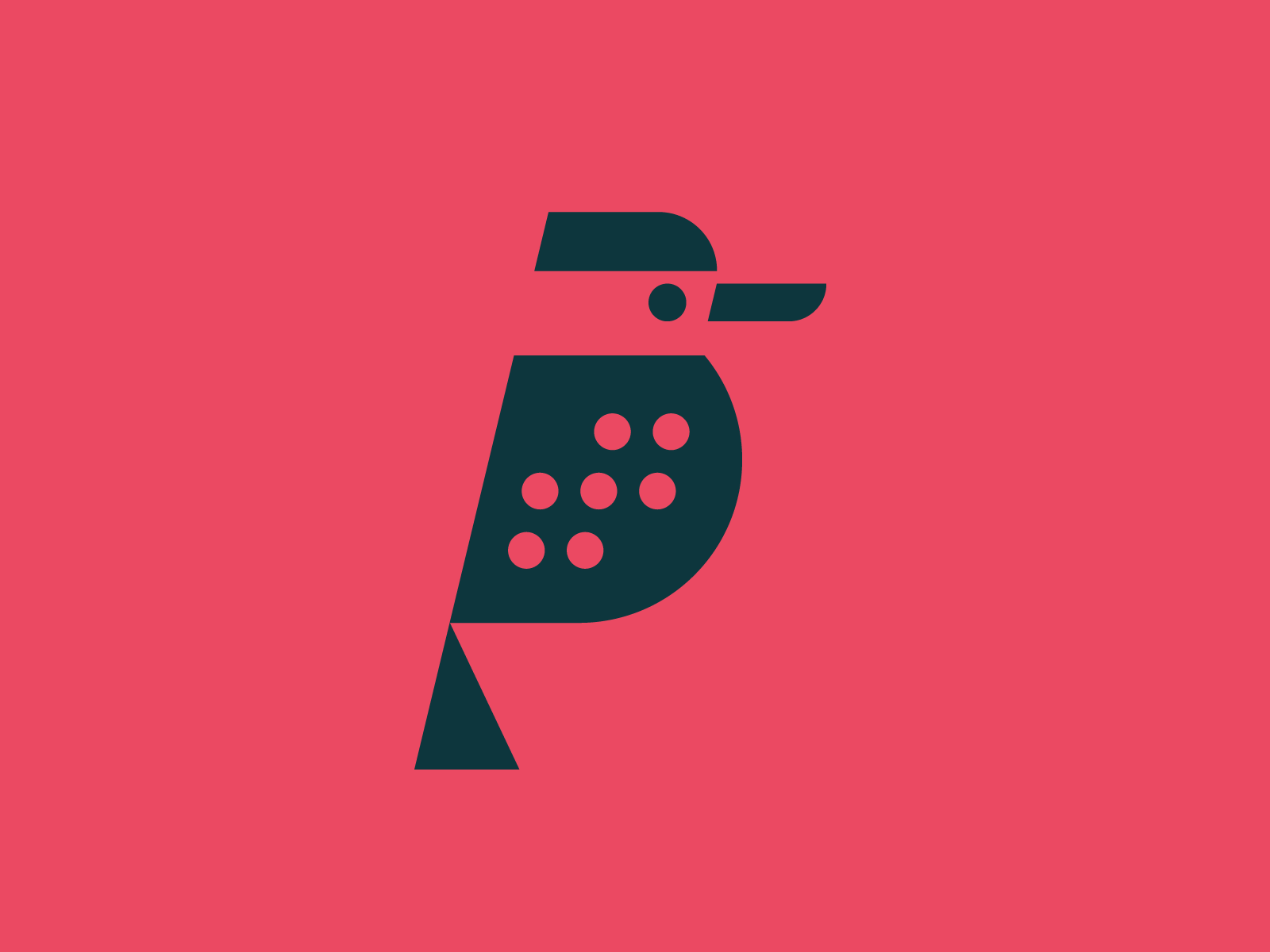 Team Kookaburra beak animal bird kookaburra geometric simple minimal m.png