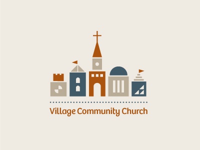 Village Community Church logo logotype identity simple minimal modern.jpg