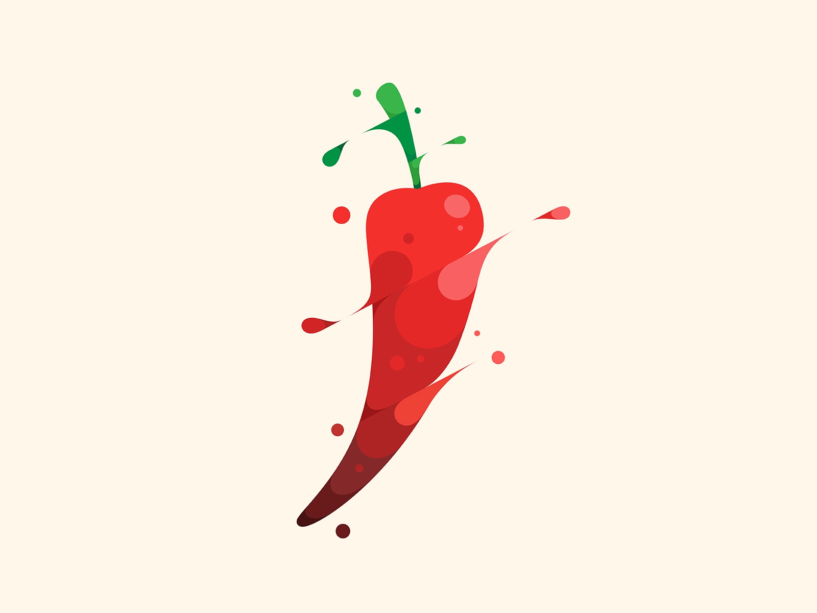 Chili vitamin spill liquid water slash splash flat design flat illustr.jpg