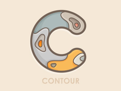 Contour icon land earth c logo yp type © yoga perdana illustration.jpg