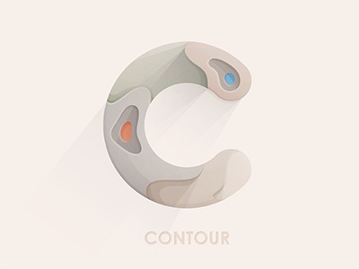 Contour land earth illustration © yoga perdana type yp logo c icon.jpg