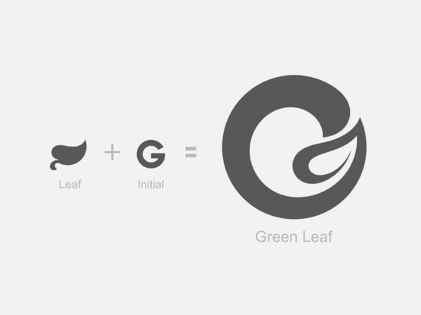 Green Leaf Logo leaf type logo yp © yoga perdana.jpg