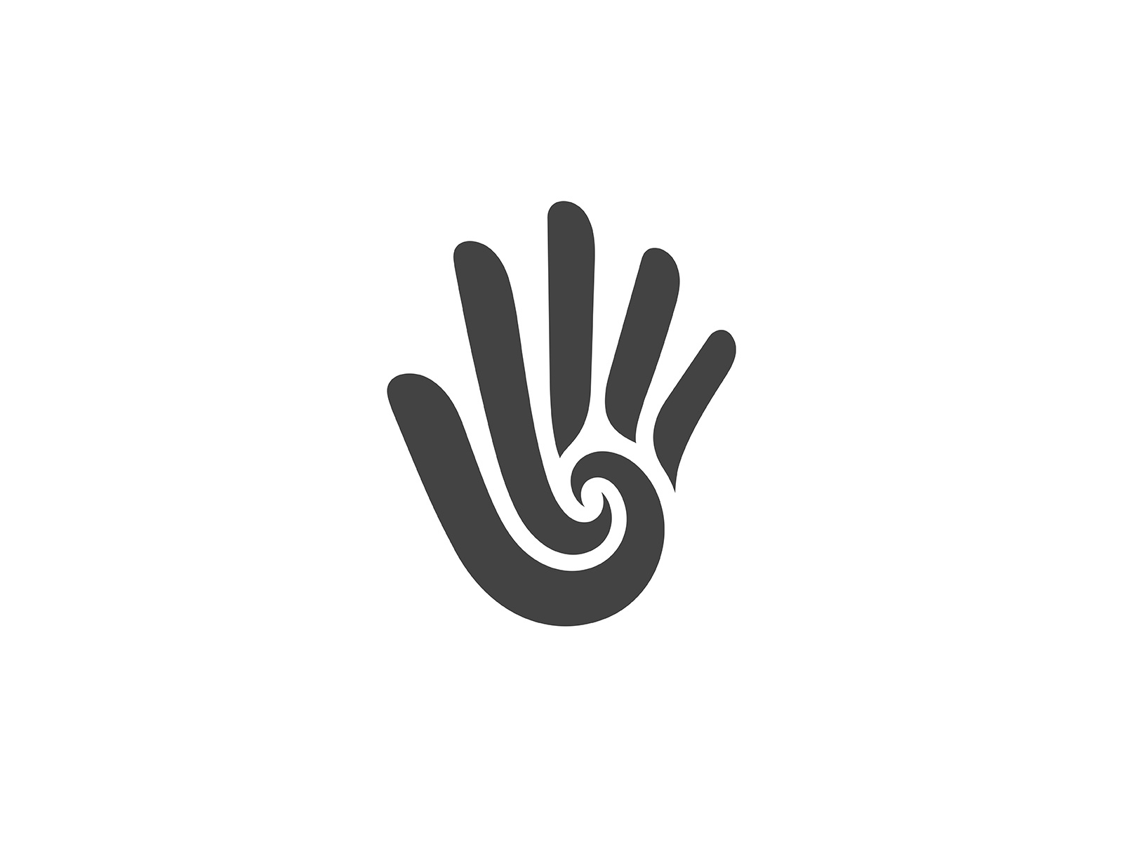 Hand Logo hand clean icon modern simple minimal symbol logo mark ident.jpg