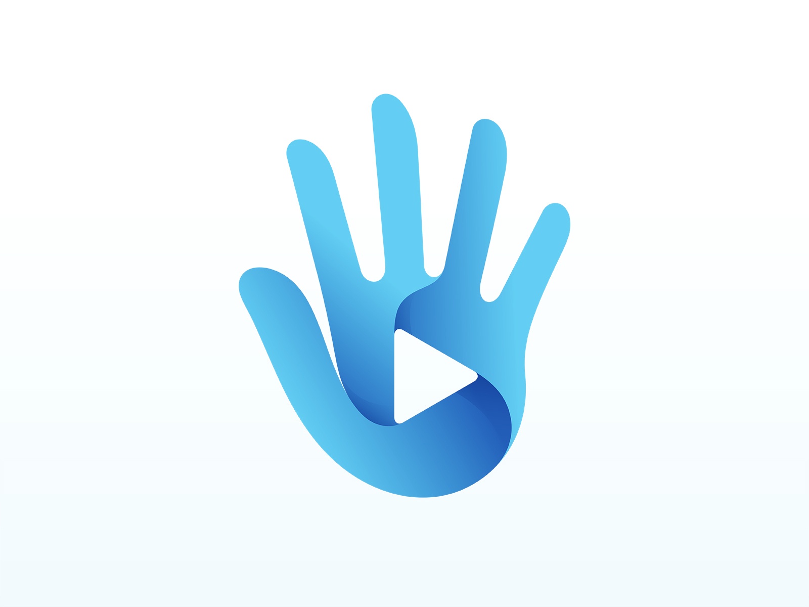 Hand Play logo live streaming online channel active gradient modern au.jpg