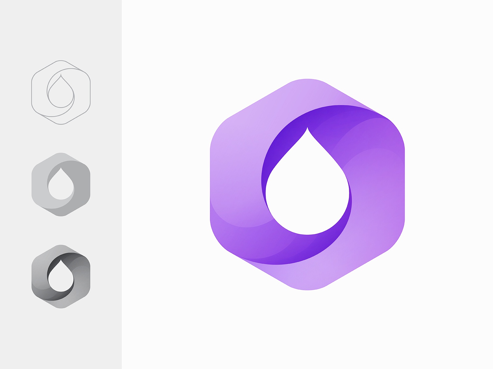 Hexadrop minimal clean balance vector simple modern gradient purple bu.jpg