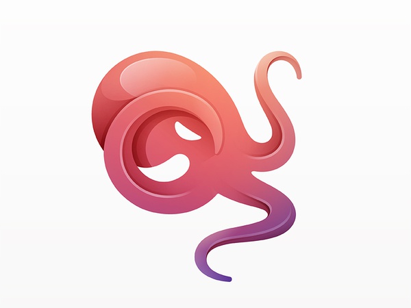 Octopus Logo octopus animal illustration logo yp © yoga perdana.jpg