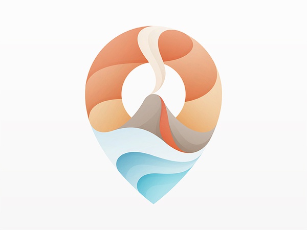 Pin +  Volcano logo © yoga perdana yp.jpg