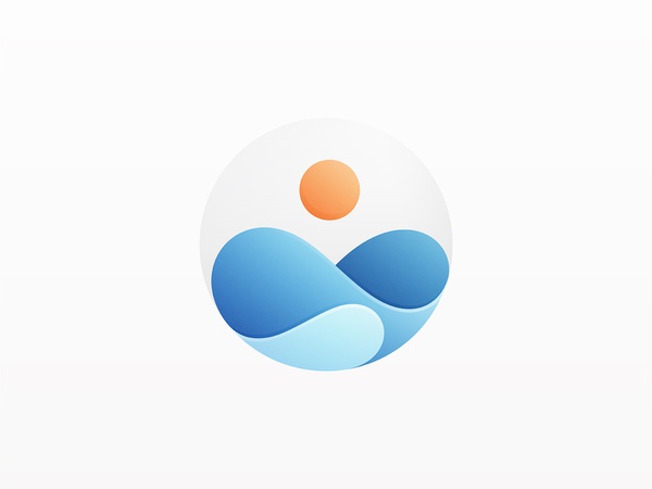 Sunrise sunrise sun icon vector branding wave illustration logo yp © y.jpg