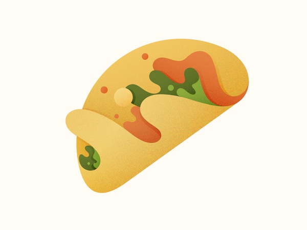 Taco vegetables food taco branding vector illustration yp © yoga perda.jpg