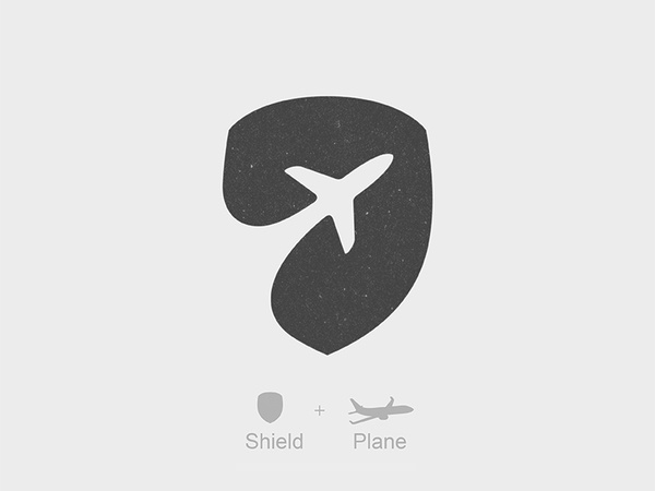 Travel Insurance Logo shield plane logo yp © yoga perdana.jpg