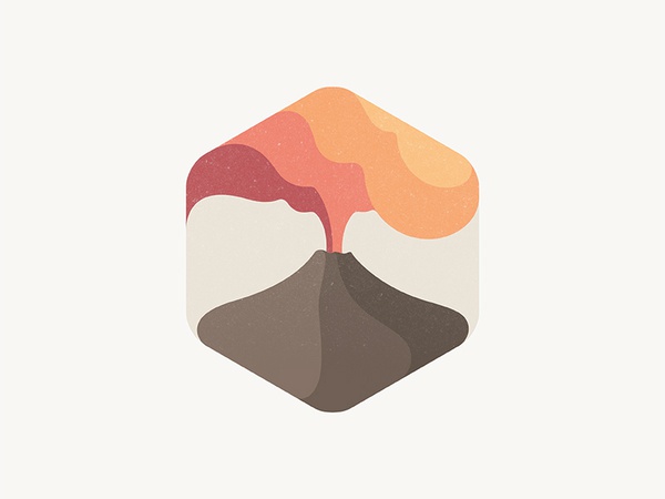 Volcano badge mark logo illustration yp © yoga perdana.jpg