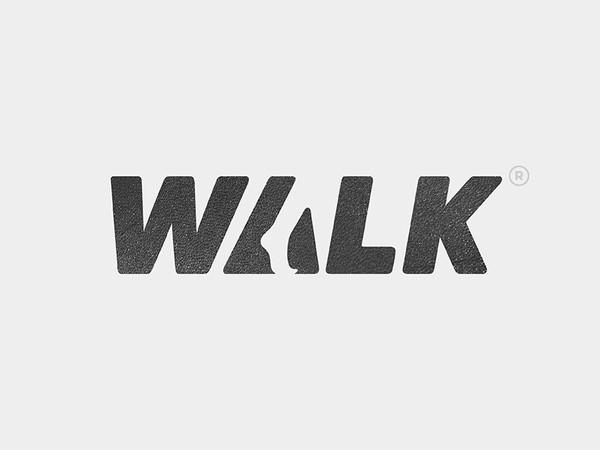 WALK Logo branding type typography simple yp © yoga perdana logo walk.jpg