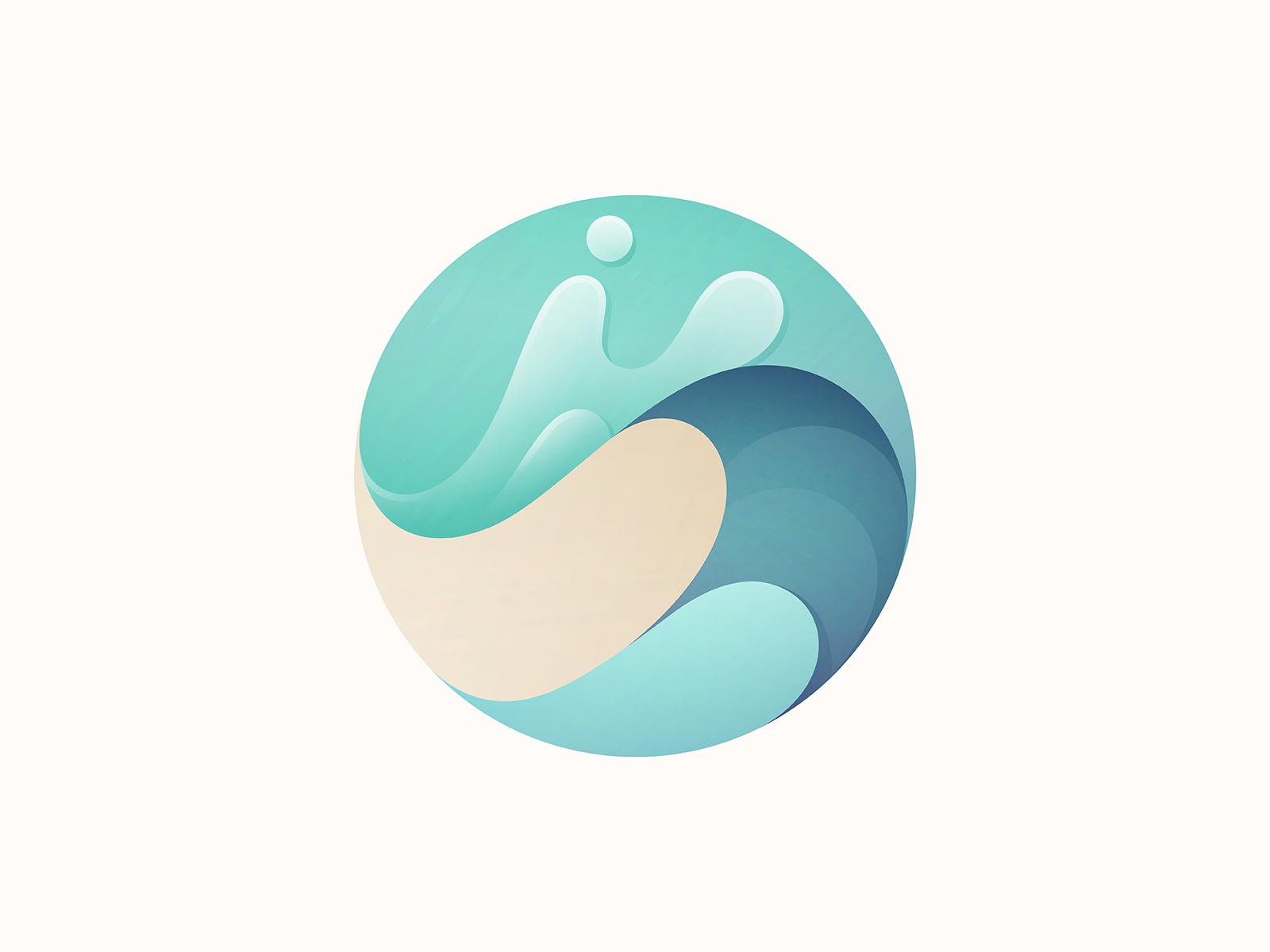 Wave app wave design icon branding vector illustration logo © yoga per.jpg