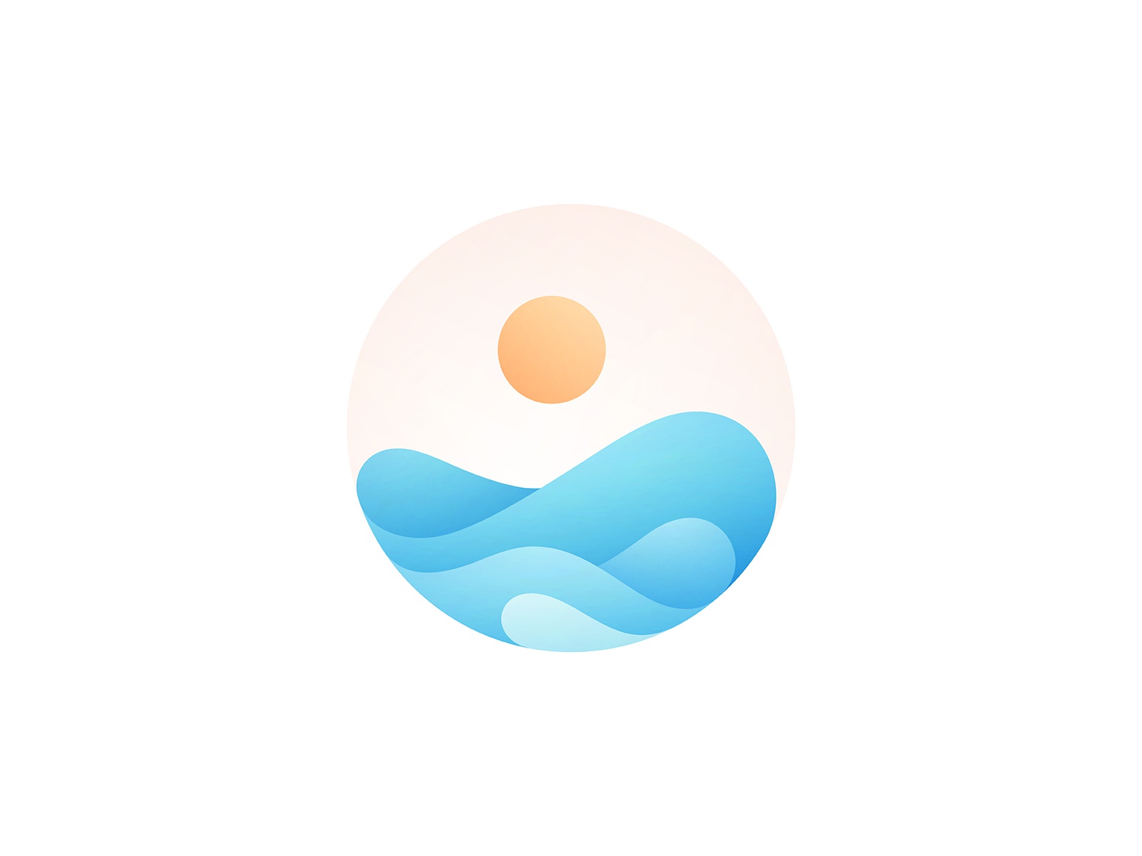 Wave illustration sea sun sunrise sunset flow beach.jpg