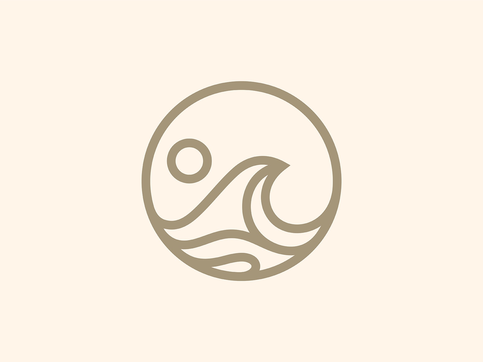 Wave Logo design graphic badge mark icon circle modern simple water su.jpg