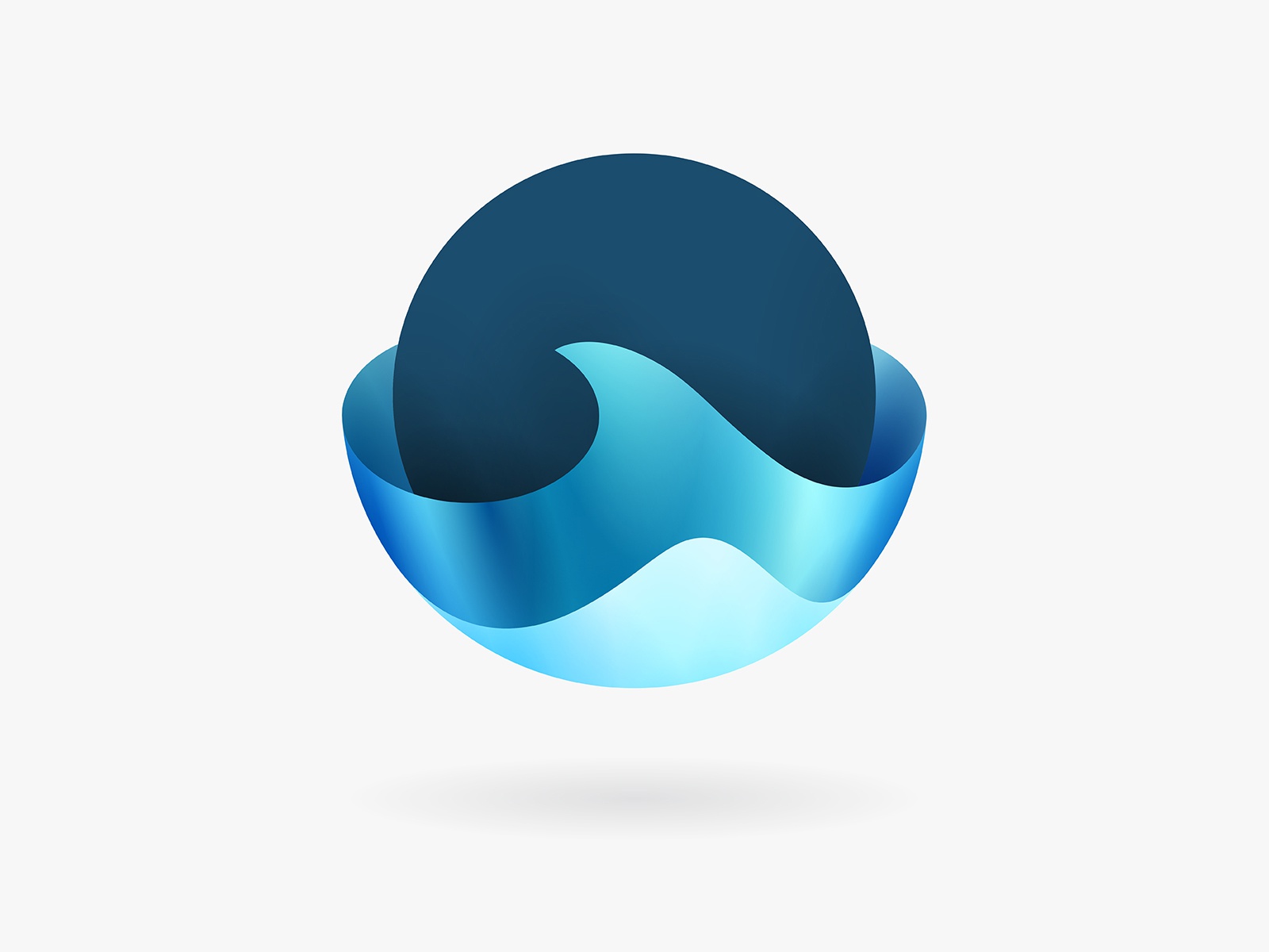 Wave wave design icon branding vector illustration logo © yoga perdana.jpg