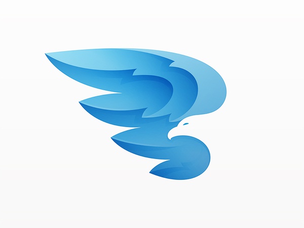 Wave X Bird animal eagle bird logo wave © yoga perdana yp.jpg