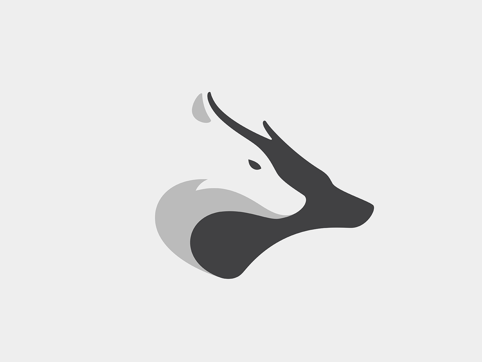 Wolf  Deer deer wolf animal branding illustration logo.jpg