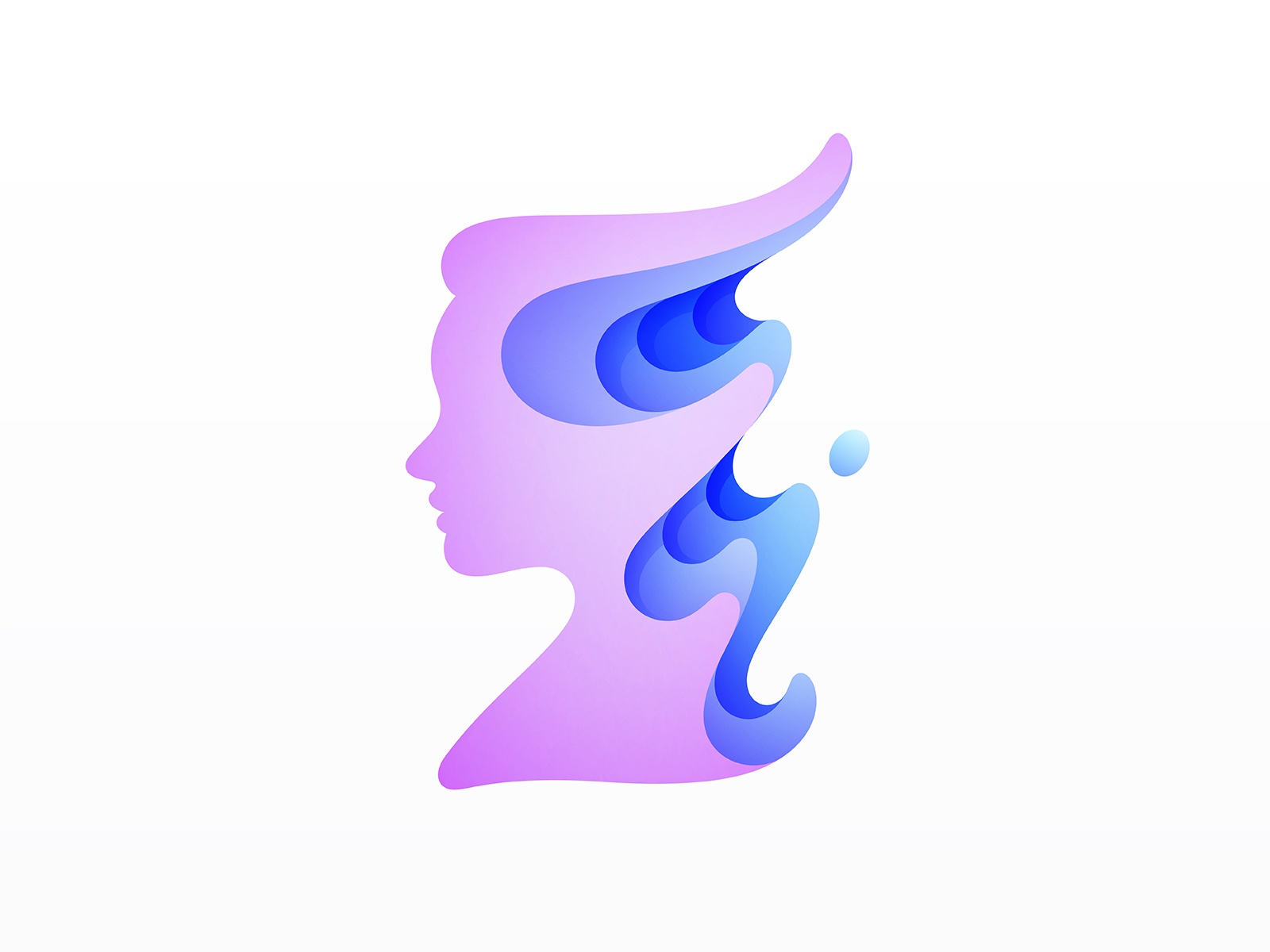 Woman Logo water woman brand identity brand design brand logodesign lo.jpg