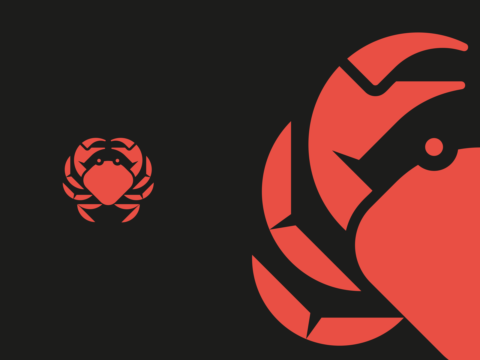Cromer Crab heart ocean sea seafood negative space geometric coral ill.png