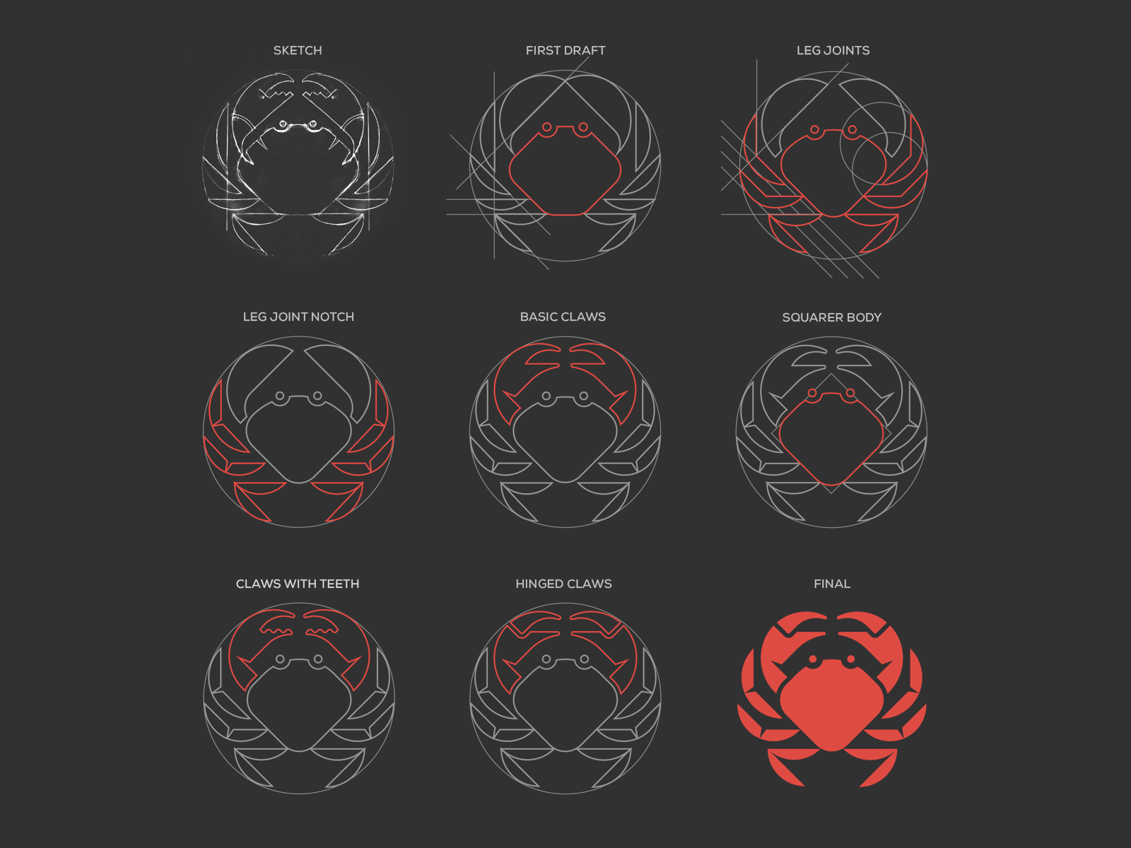 Cromer Crab process mascot heart sketch process sea ocean geometric br.png