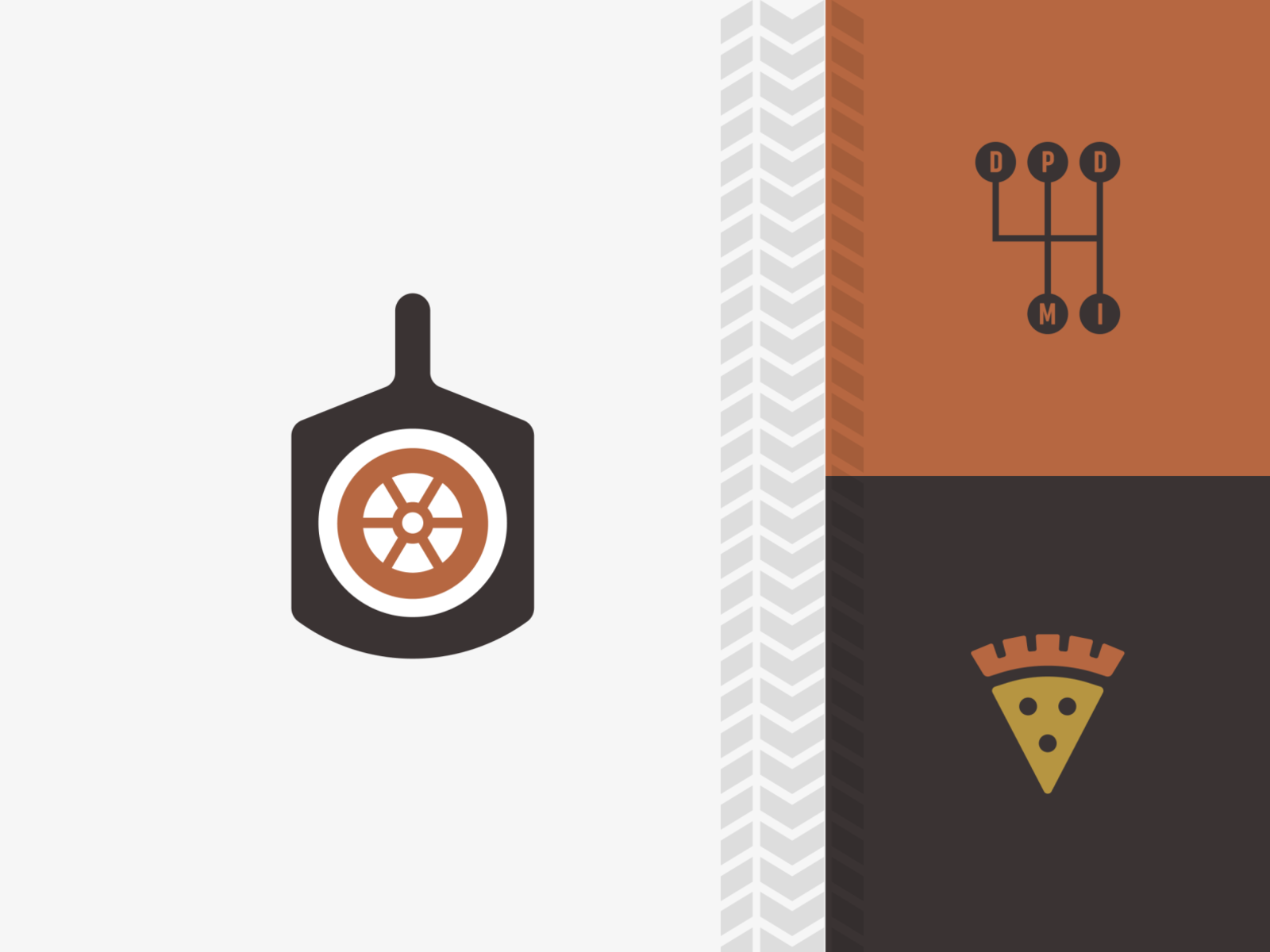 Detroit Pizza Depot pizza design logo shift car wheel automotive detro.png