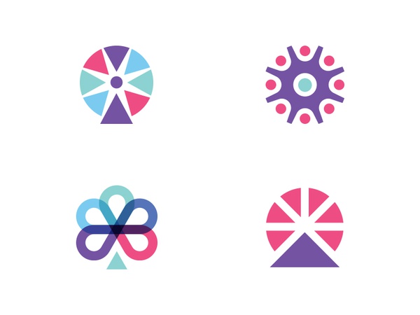 Ferris Wheel Logo logo ferris wheel circle geometric people.jpg