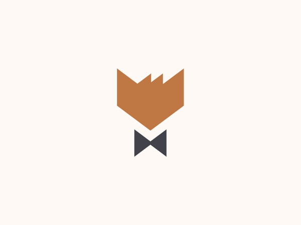 Fox Clothing Brand unique fun geometric simple hair black tie fancy fo.jpg