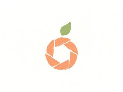 Freshpicd Logo logo aperture photography leaf peachy.jpg